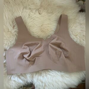 Honeylove Bra Women's Size 2X Beige Wireless Comfort Support Mesh No Pads